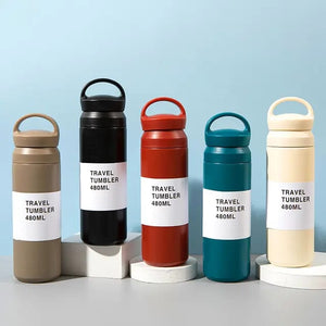 Double Layer 304 Stainless Steel Portable Vacuum Flasks Hot/cold Maintance Water Bottles